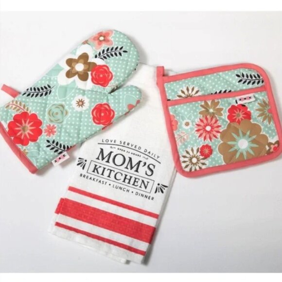 ❣️2/$36 NWT Simply Whimsical Mom's Kitchen Baking Set 3 pcs Retail Price $25.00 - Picture 2 of 5